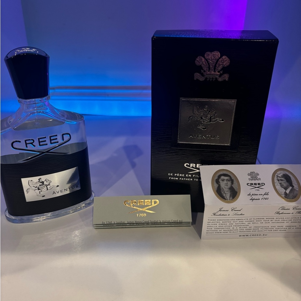 Fragrance with Black and Silver Accents